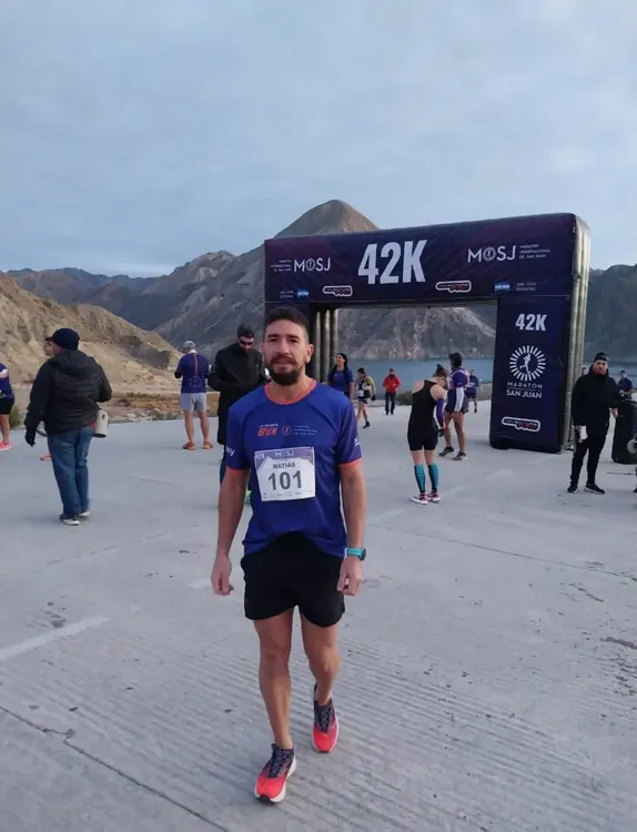 Matias Andrade en Maraton de San Juan  2