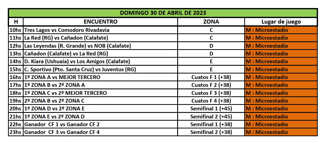 grilla veteranos domingo