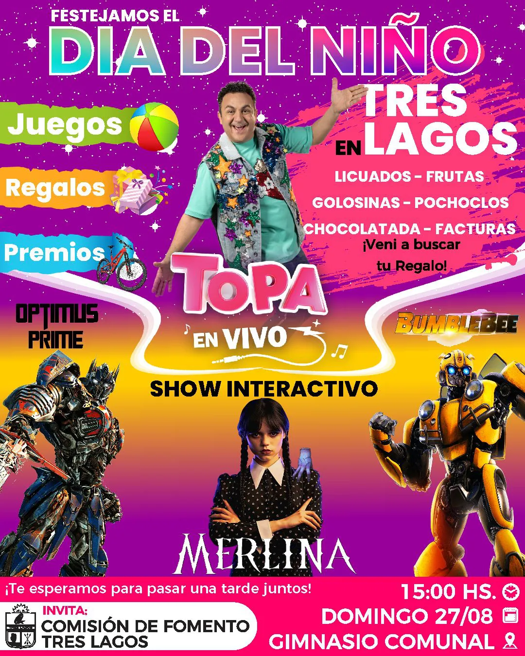 dia del niño tres lagos