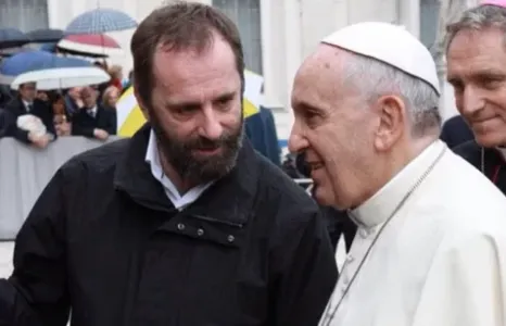 Juan Carlos Molina y el Papa Francisco