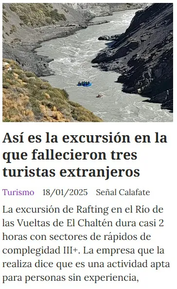 excursión