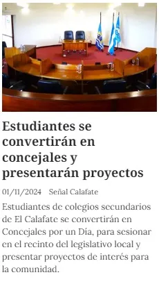 Concejal por un dia foto