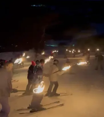 Bajada de Antorchas Rio Turbio