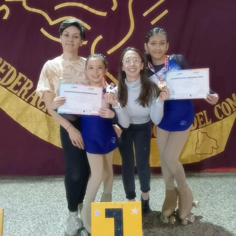 Juana Sueldo y Alejandra Montes - ganaron el Torneo Regional de Patin 2