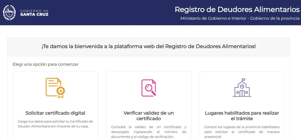 deudor alimnetario web