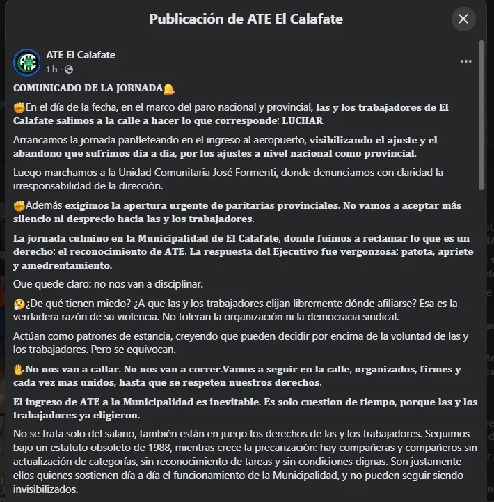 comunicado ate muni