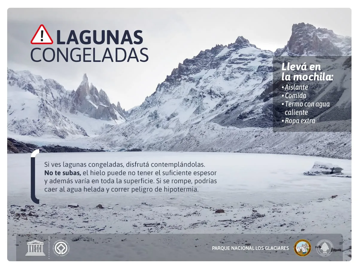 lagunas congeladas