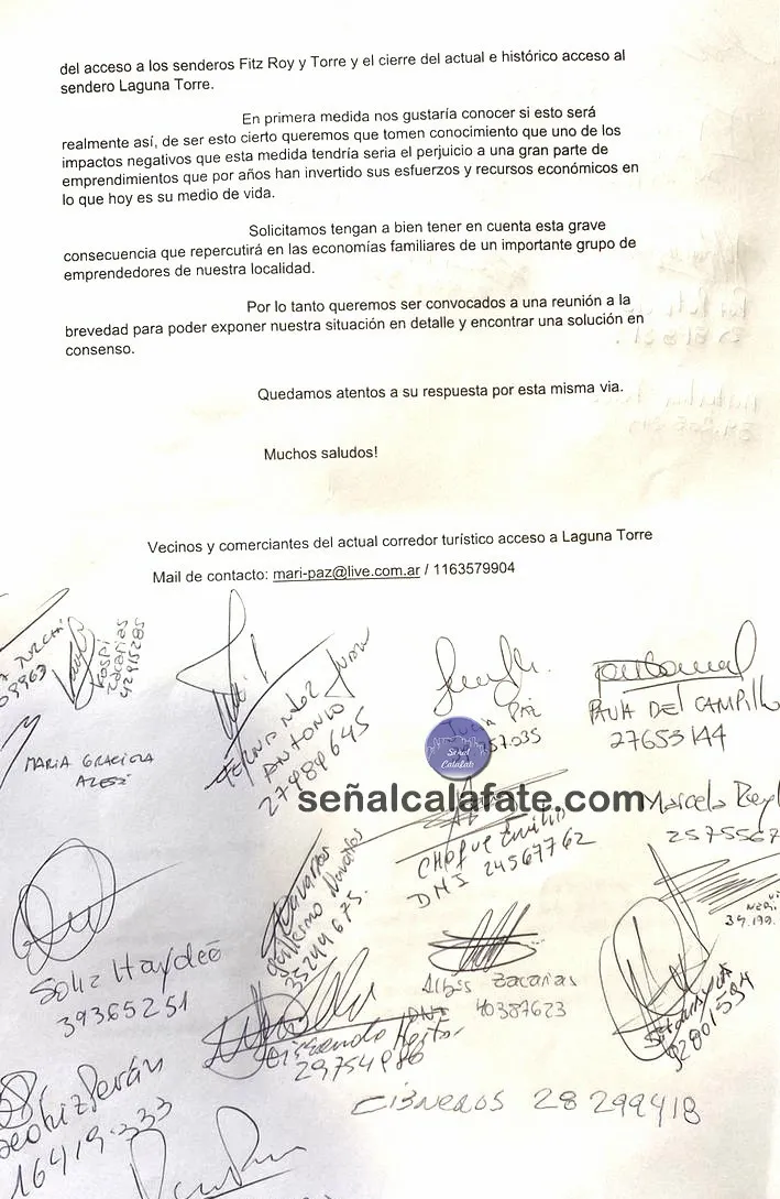 Comerciantes Chaltén Senderos2