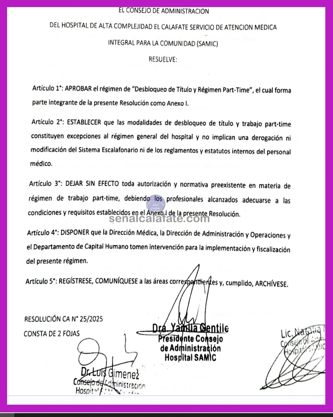 Documento desregulación medicos