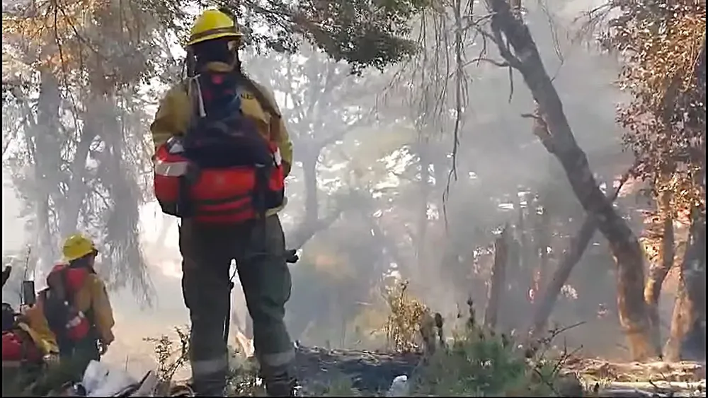 Incendio Nahuel Huapi