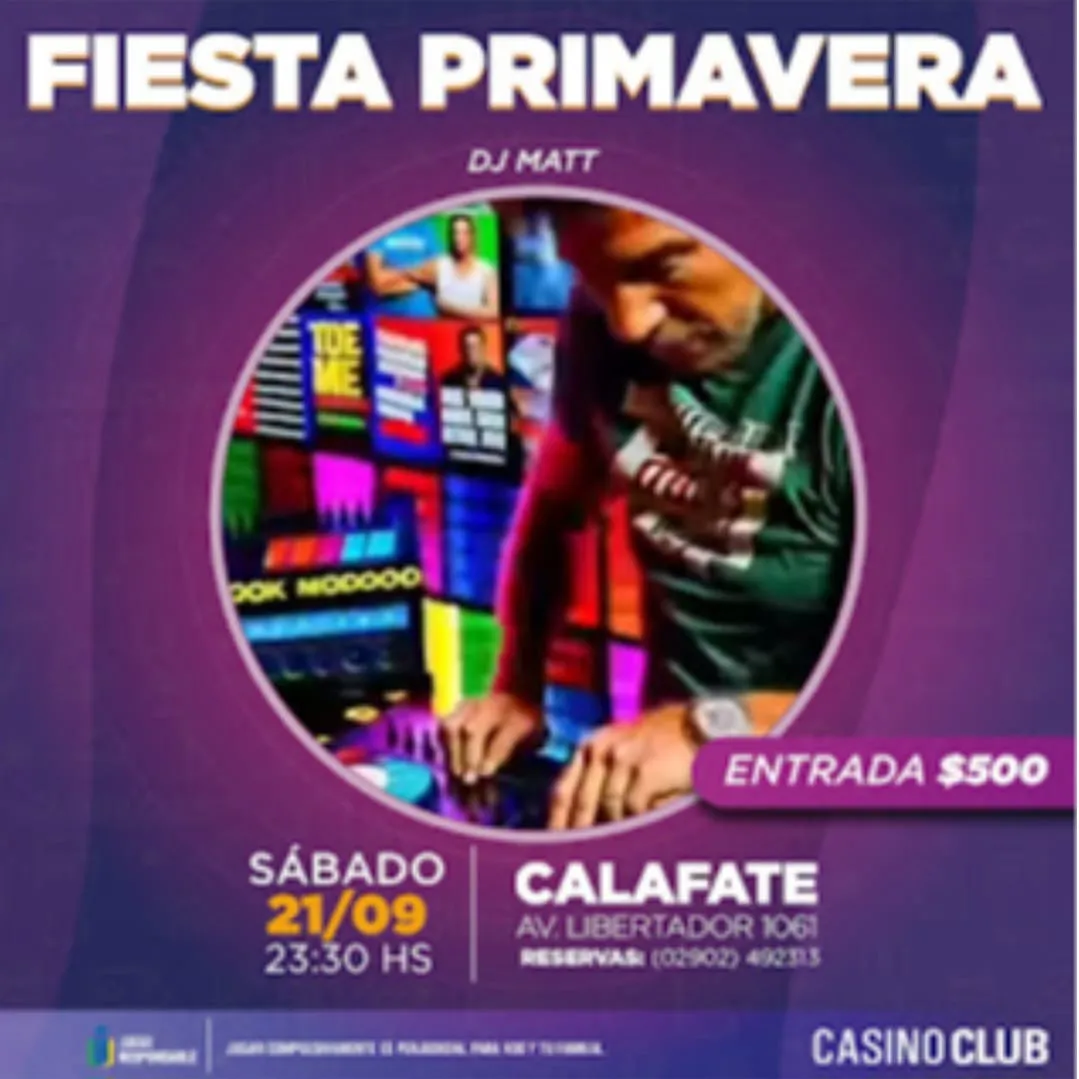 FIESTA PRIMAVERA SEPTIEMBRE
