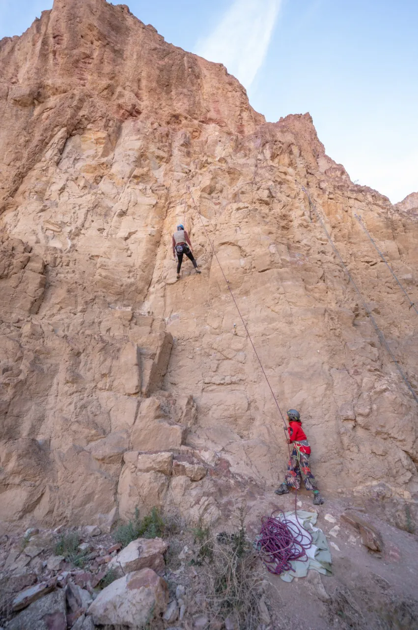 Portal Cañadón Caracoles - Primer Encuentro de Escalada - Marzo 2025 -  Horacio Barbieri-94