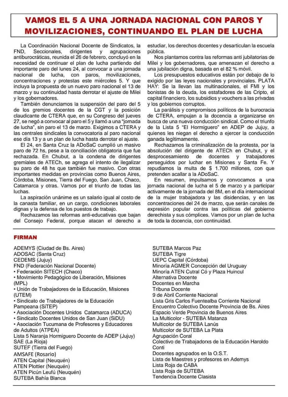 jornada nacional de lucha