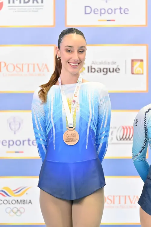 Agostina Stigliano medalla de bronce en el Panamericano de Patin