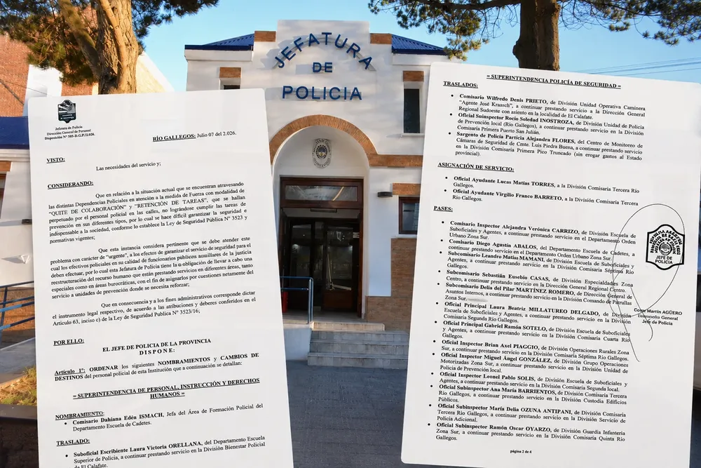jefatura trasñados