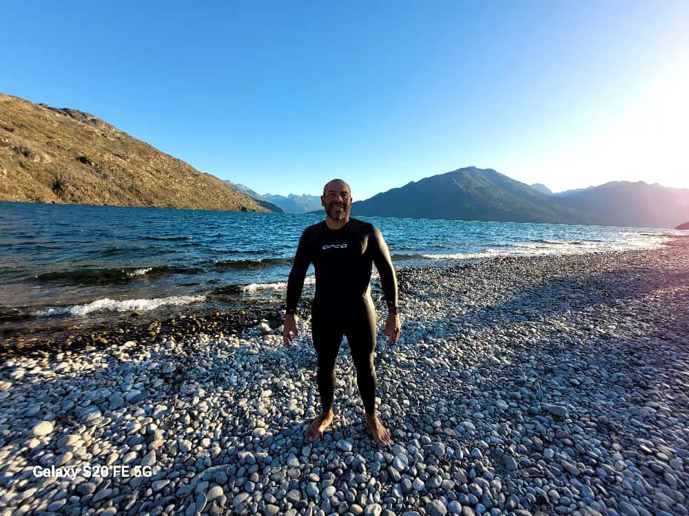 Jorge Romero, nadador de El Calafate