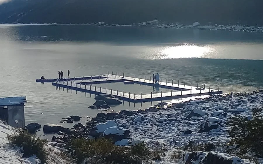 piscina flotante
