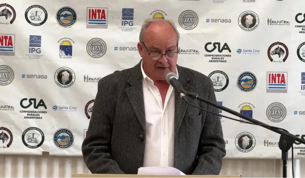 Roberto Watson - Presidente de la Soc. Rural Lago Argentino