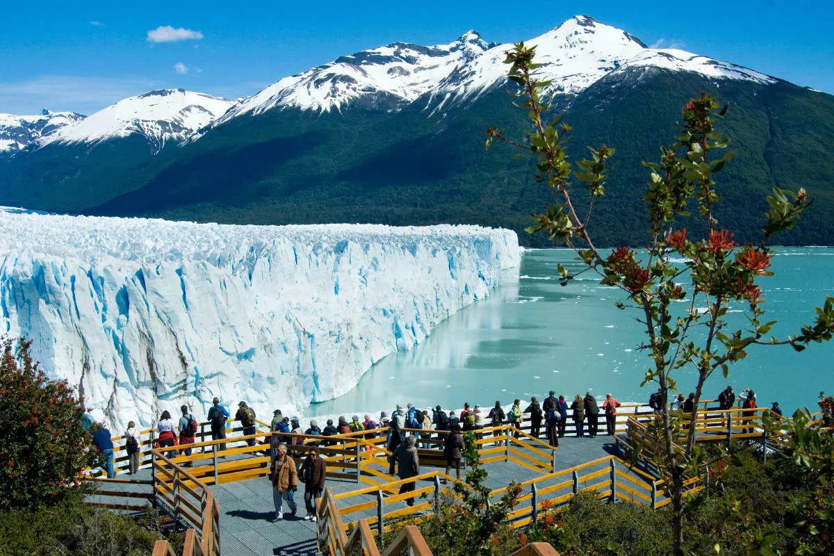 turistas glaciar