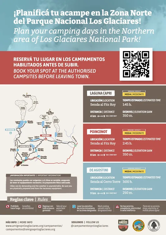 Campamentos Parque Nacional - Información importante (ENG-ESP)