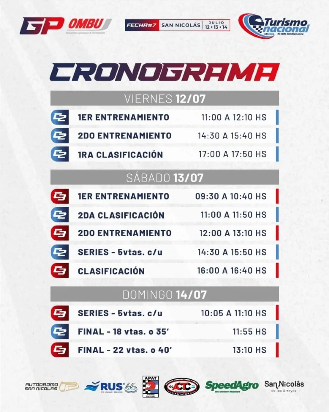 Turismo Nacional Fecha 7