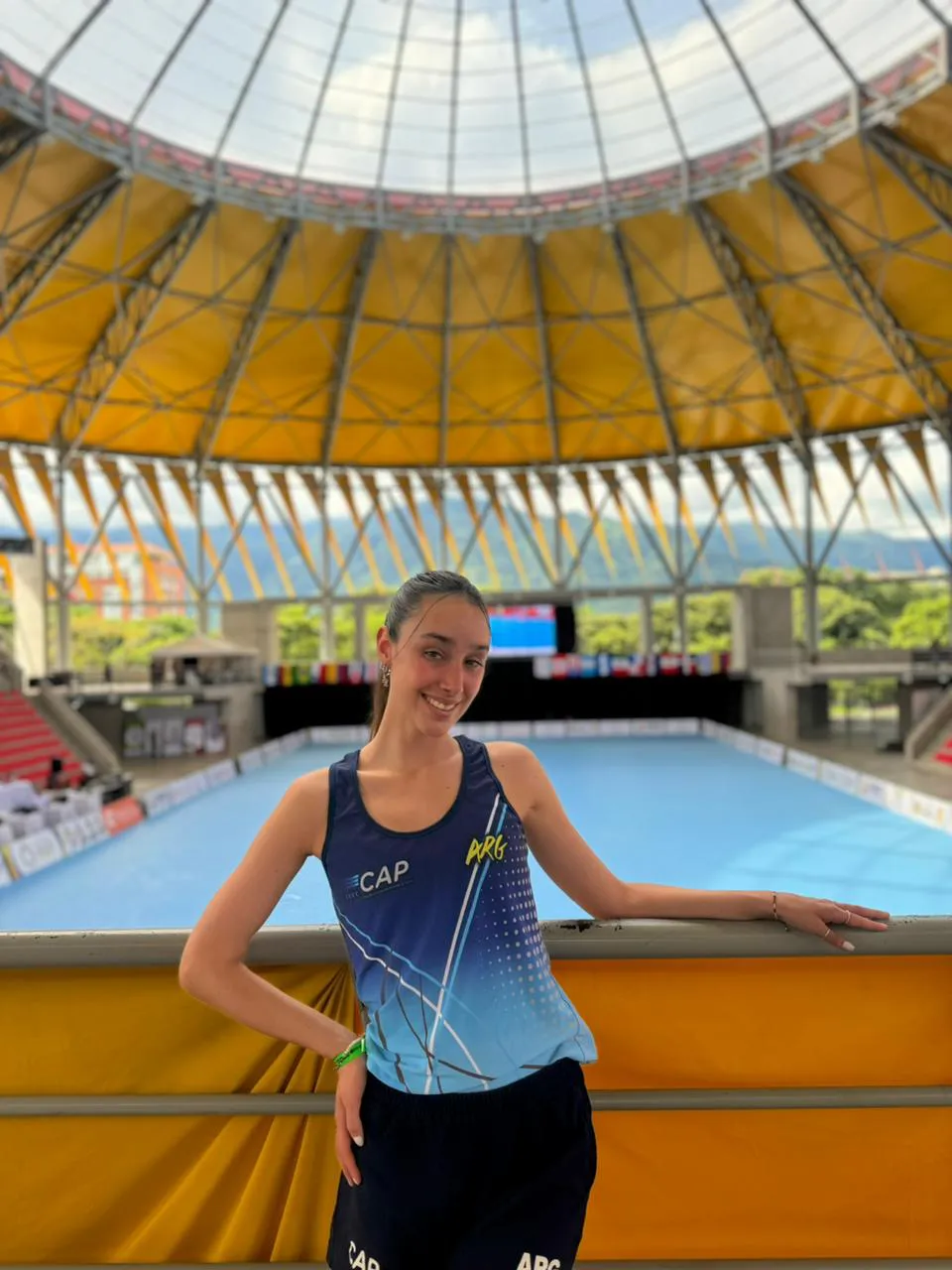 Agostina Stigliano en el Campeonato Panamericano de Colombia