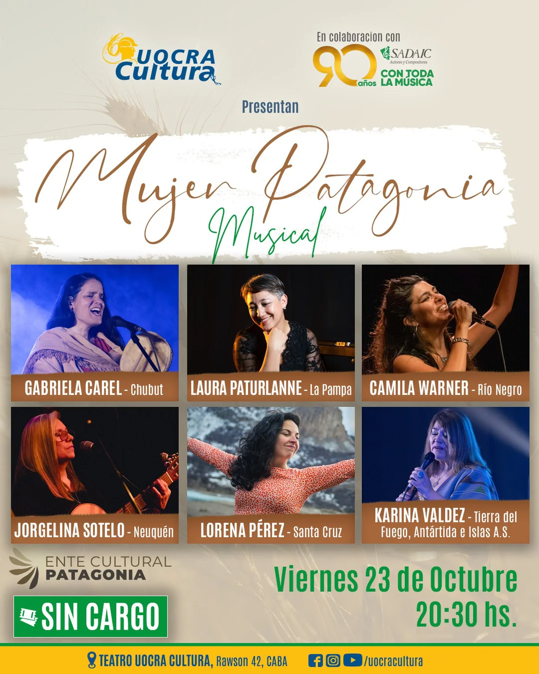 Flyer MUJER PATAGONIA redes