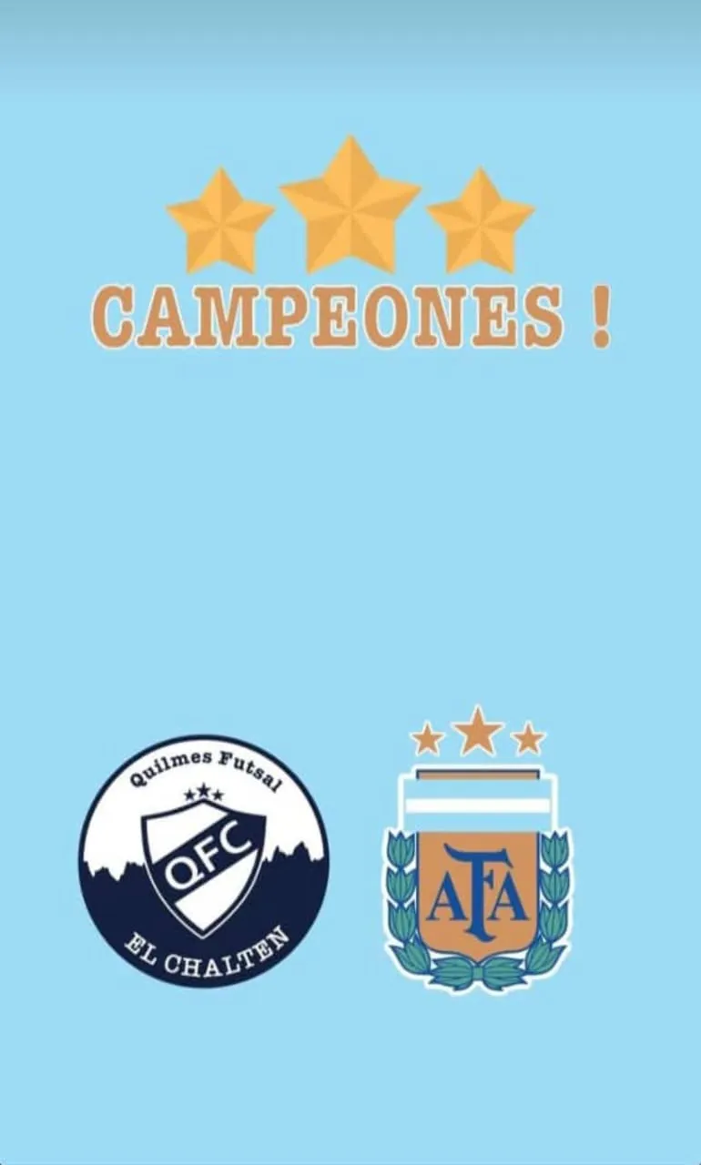 Quilmes El Chalten - Futsal 3 estrellas