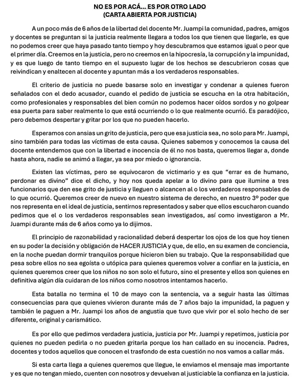 carta abierta