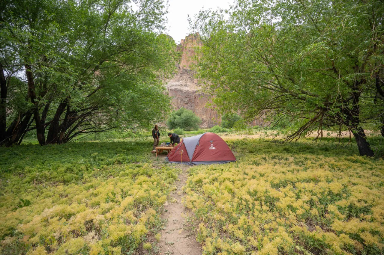 Camping del rio - Portal cañadón Pinturas - Horacio Barbieri_