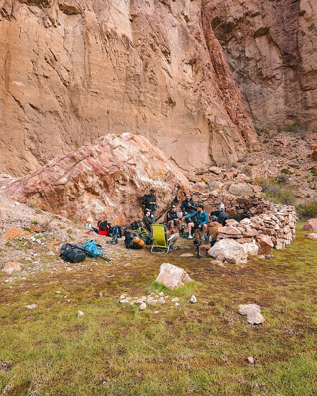 Cañadon caracoles escalada 1