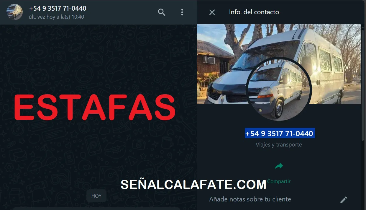 ESTAFAS TRANSPORTES