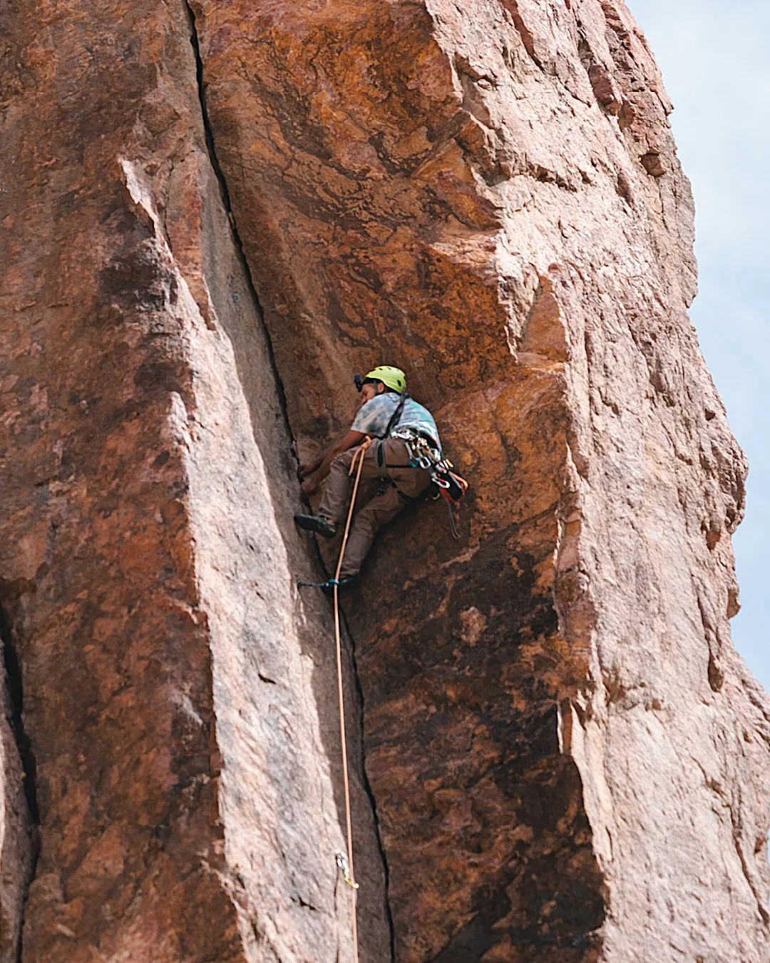 Cañadon caracoles escalada 4