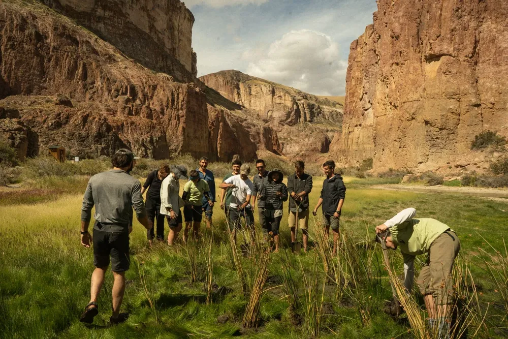 Cuando la escalada se vuelve restauración en el Cañadón Caracoles (5)