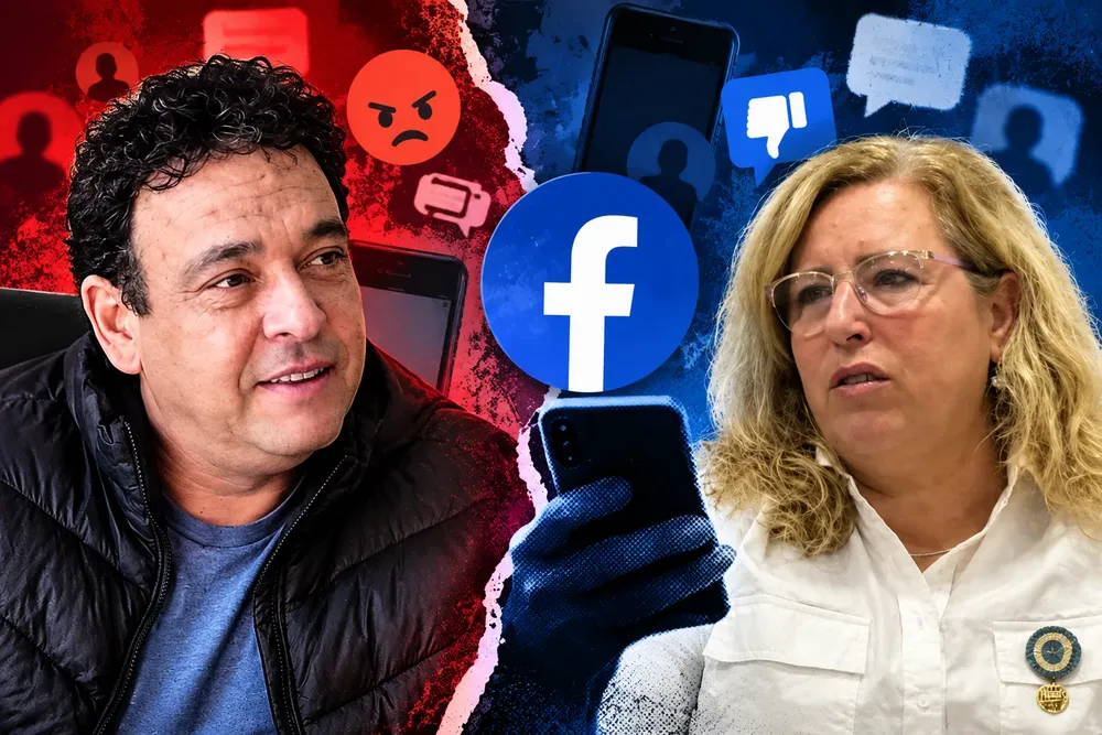 Enfrentamiento en Facebook